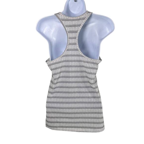 Nike Womens Size Small Gray/White All Over Print Dri Fit Swoosh Tank Top Active - Picture 5 of 8